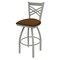 Holland Bar Stool Co 30" Swivel Bar Stool, Nickel Finish, Canter Thatch Seat 82030AN001 - alternate 1